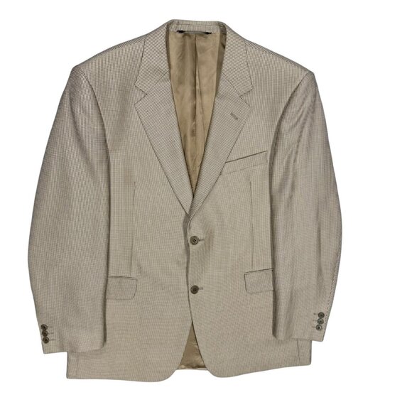 Coppley Hopsack Blazer Wool Sport Coat "Cantoni" Beige 42R - Picture 1 of 9